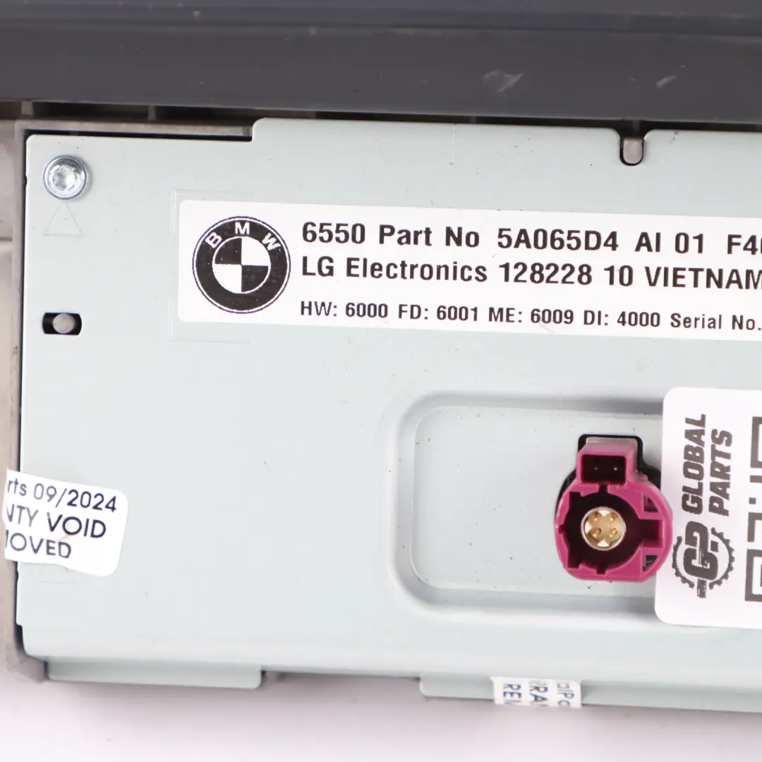 Multimedia Radio Sat Nav Screen Display Head Unit 12822810 to BMW F40 F44 with Part number 5A065D4 BMW F40 F44 Multimedia Radio Sat Nav Screen Display Head Unit 12822810 - SKU RHD-5A065D4 - Part number 5A065D4