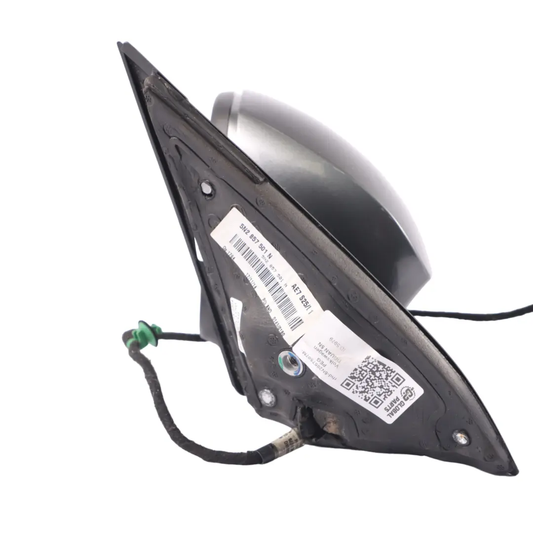 Door Wing Mirror View Left N/S Pepper Grey Metallic - D7R to Volkswagen Tiguan 5N with Part number 5N2857507M-PEG Volkswagen Tiguan 5N Door Wing Mirror View Left N/S Pepper Grey Metallic - D7R - SKU rhd-5N2857507M-PEG - Part number 5N2857507M-PEG