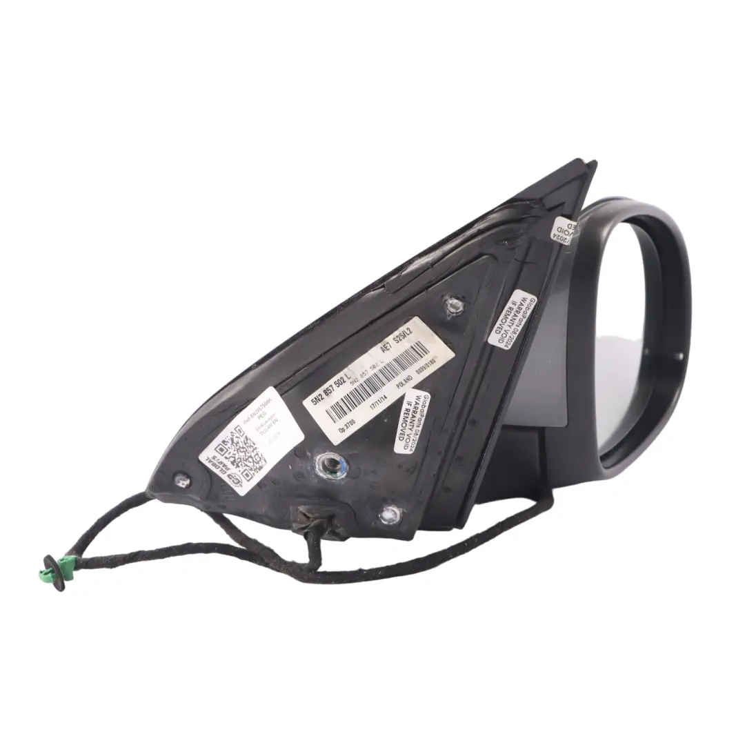 Volkswagen Tiguan 5N Door Wing Mirror View Right O/S Pepper Grey Metallic - D7R - SKU rhd-5N2857508K-PEG - Part number 5N2857508K-PEG