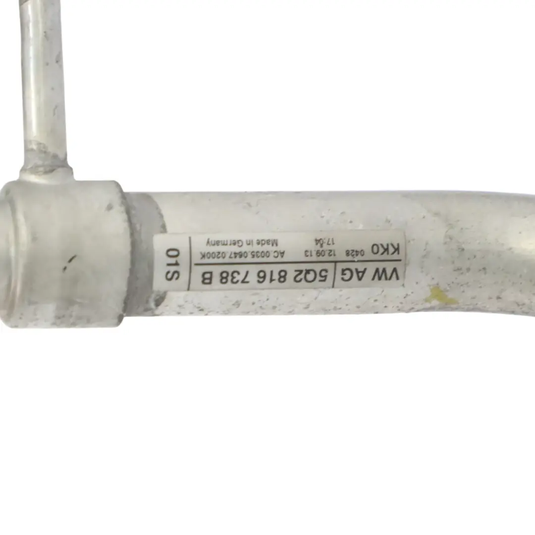 Audi A3 8V Air Conditioning A/C Air Con Pipe Hose Line 6R2820741C - SKU RHD-5Q2816738B - Part number 5Q2816738B