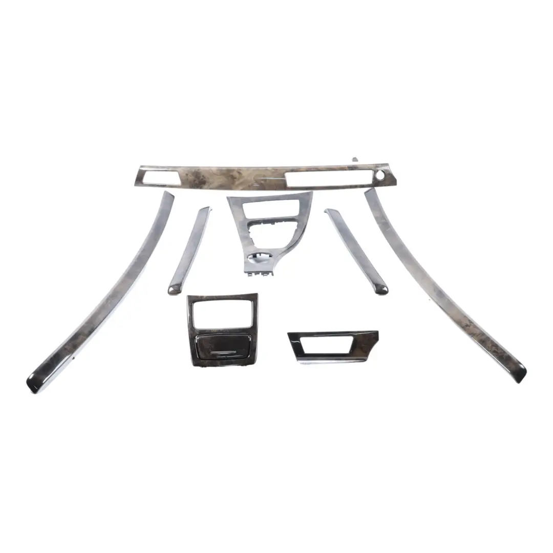 Complete Interior Trim Set Cover Dash Poplar Woodgrain Grey to BMW E92 with Part number 6958025 BMW E92 Complete Interior Trim Set Cover Dash Poplar Woodgrain Grey - SKU rhd-6958025 - Part number 6958025