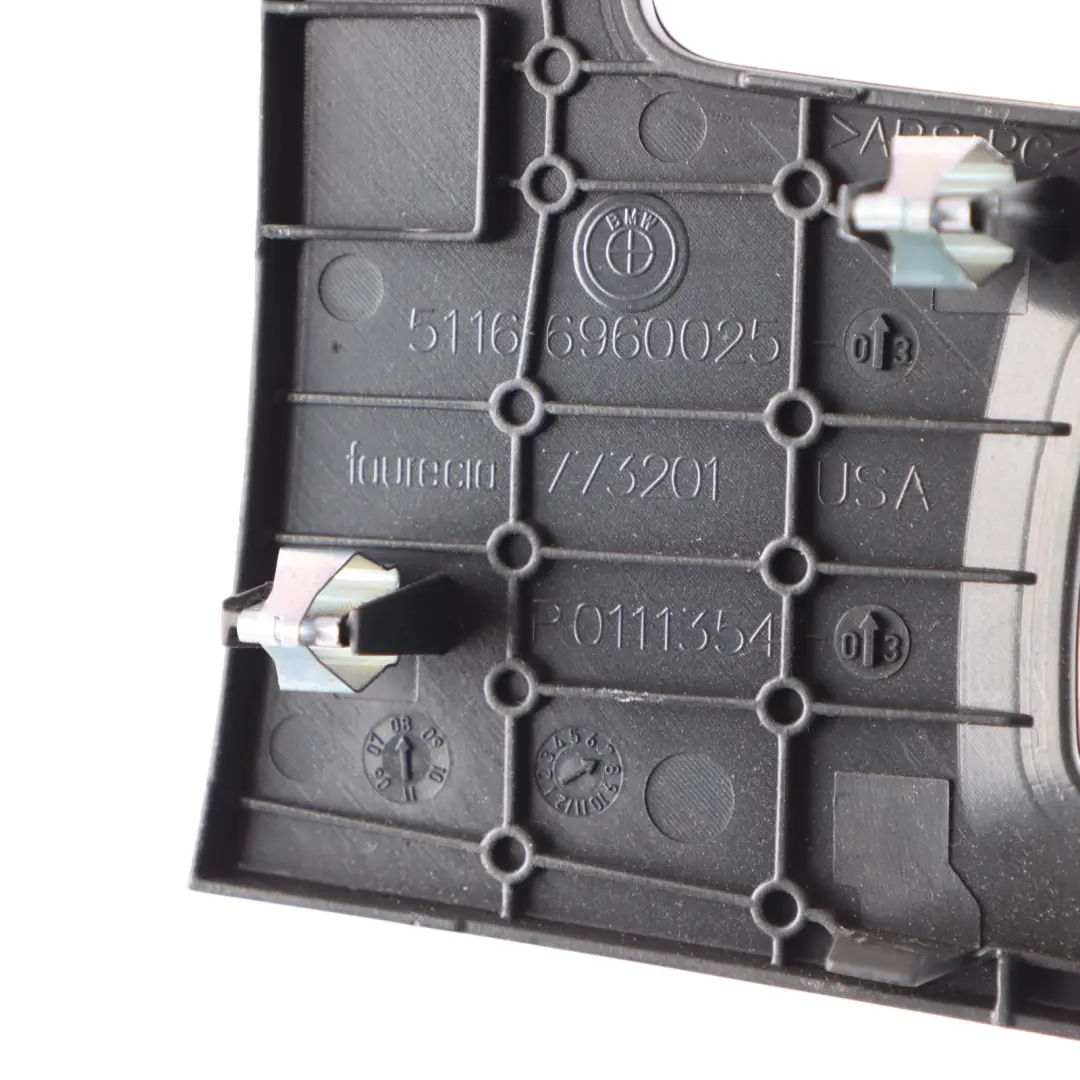 Trim Centre Console Panel Cover Oddments Tray to BMW X5 E70 with Part number 6960025 BMW X5 E70 Trim Centre Console Panel Cover Oddments Tray - SKU rhd-6960025 - Part number 6960025