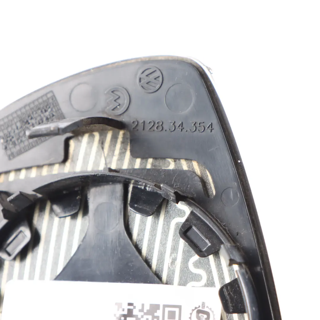 Wing Mirror Glass Insert Volkswagen VW Polo 6R Right O/S Heated Mirror Glass to with Part number 6R0857522H Wing Mirror Glass Insert Volkswagen VW Polo 6R Right O/S Heated Mirror Glass - SKU RHD-6R0857522H - Part number 6R0857522H