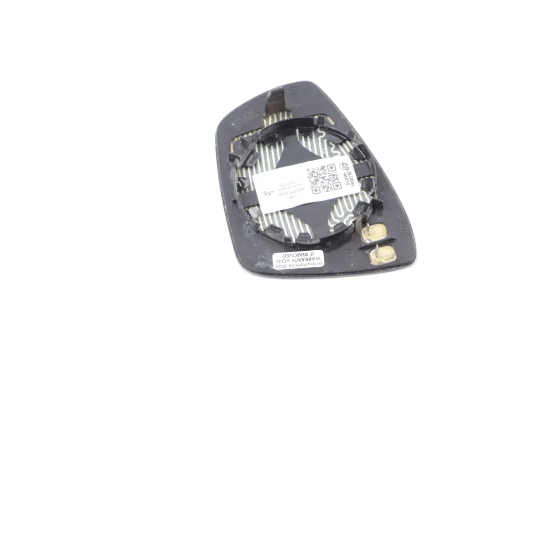 Wing Mirror Glass Insert Volkswagen VW Polo 6R Right O/S Heated Mirror Glass to with Part number 6R0857522H Wing Mirror Glass Insert Volkswagen VW Polo 6R Right O/S Heated Mirror Glass - SKU RHD-6R0857522H - Part number 6R0857522H