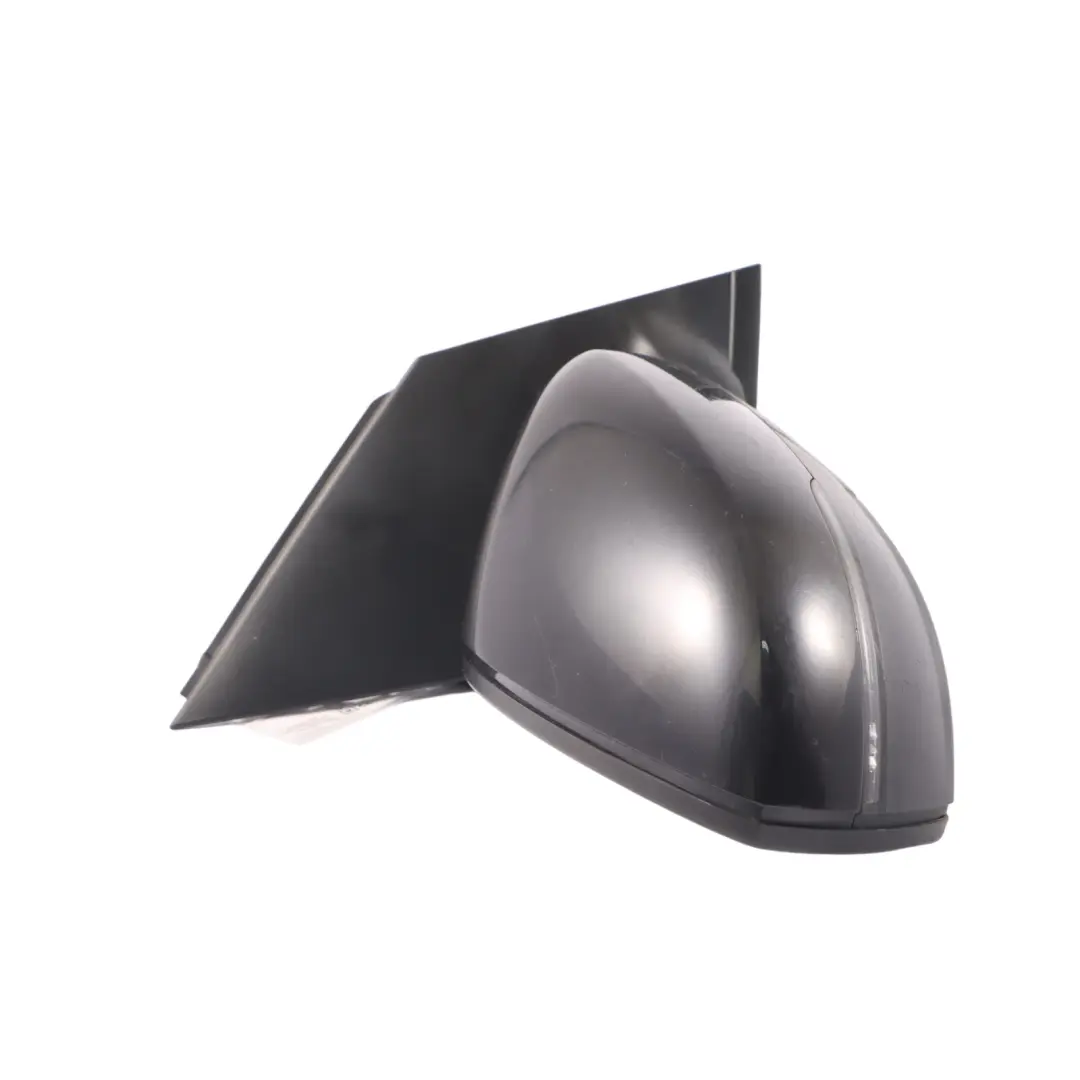 VW Volkswagen Polo 6R 5 Wing Mirror Door Right O/S Deep Black - C9X - SKU rhd-6R2857508R-DBL - Part number 6R2857508R