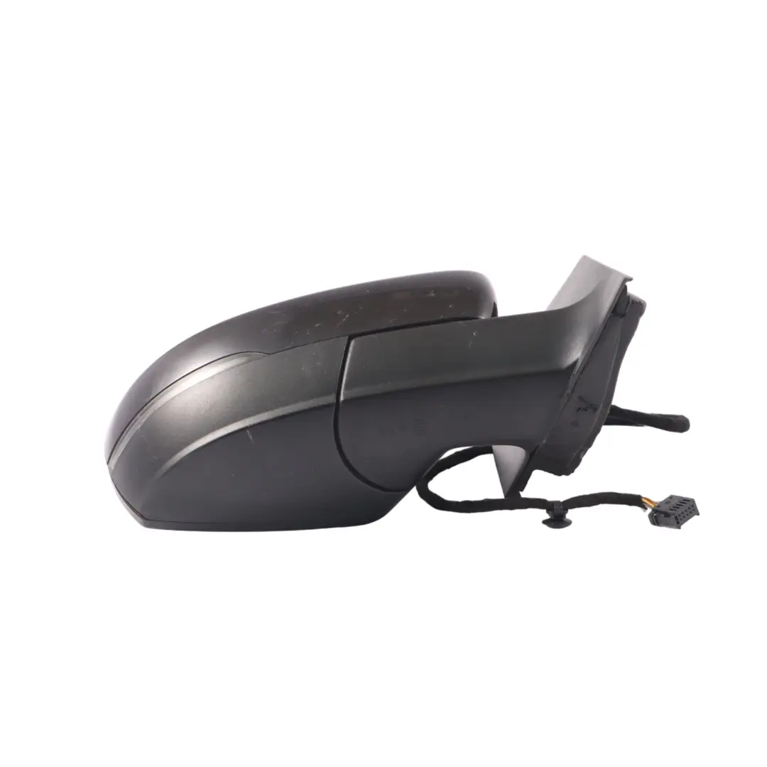VW Volkswagen Polo 6R 5 Wing Mirror Door Right O/S Deep Black - C9X - SKU rhd-6R2857508R-DBL - Part number 6R2857508R