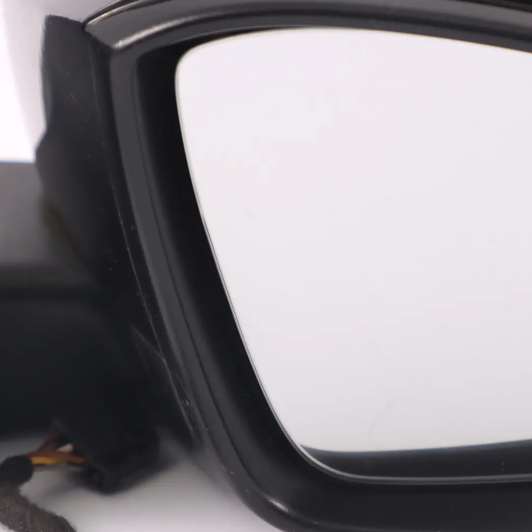 VW Volkswagen Polo 6R 5 Wing Mirror Door Right O/S Deep Black - C9X - SKU rhd-6R2857508R-DBL - Part number 6R2857508R
