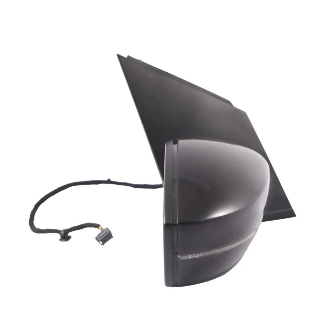 VW Volkswagen Polo 6R 5 Wing Mirror Door Right O/S Deep Black - C9X - SKU rhd-6R2857508R-DBL - Part number 6R2857508R