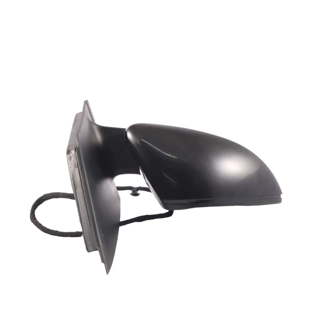 VW Volkswagen Polo 6R 5 Wing Mirror Door Right O/S Deep Black - C9X - SKU rhd-6R2857508R-DBL - Part number 6R2857508R