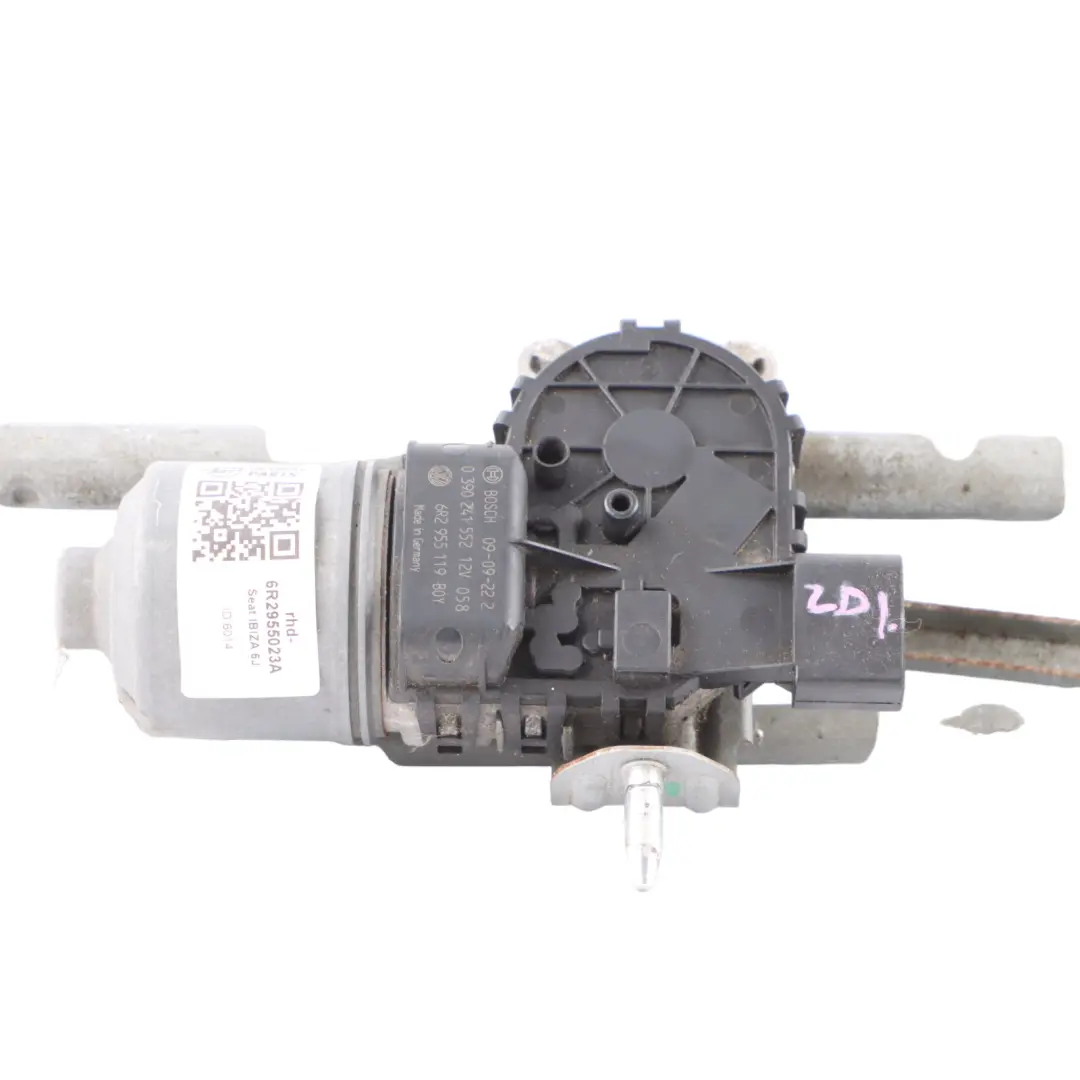 6J Windscreen Wiper Linkage Motor to Volkswagen Polo 6R Seat Ibiza with Part number 6R2955023A Volkswagen Polo 6R Seat Ibiza 6J Windscreen Wiper Linkage Motor - SKU rhd-6R2955023A - Part number 6R2955023A