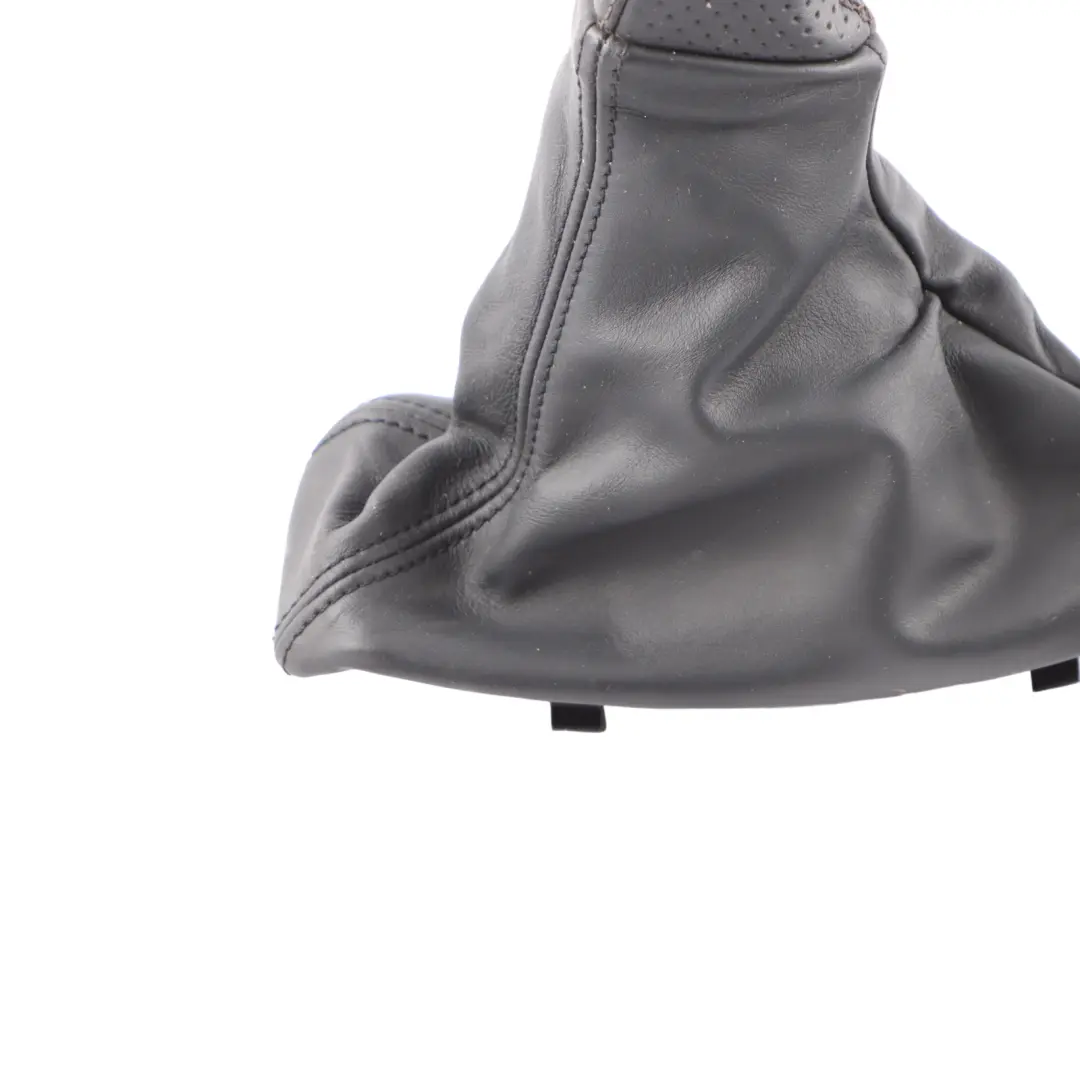 Lever Cover BMW E90 E91 E92 E93 Handbrake Trim Black Leather to with Part number 7155625 Lever Cover BMW E90 E91 E92 E93 Handbrake Trim Black Leather - SKU RHD-7155625-3 - Part number 7155625