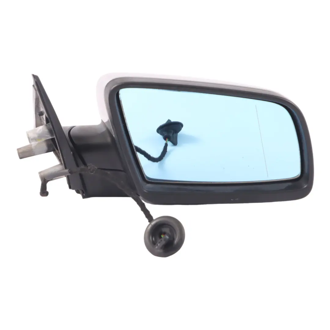 Heated Right Wing Mirror Memory O/S Titan Silver Metallic - 354 to BMW E60 E61 LCI with Part number 7189582 BMW E60 E61 LCI Heated Right Wing Mirror Memory O/S Titan Silver Metallic - 354 - SKU RHD-7189582-TS - Part number 7189582