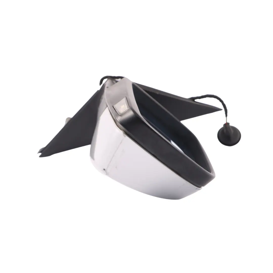 Heated Right Wing Mirror Memory O/S Titan Silver Metallic - 354 to BMW E60 E61 LCI with Part number 7189582 BMW E60 E61 LCI Heated Right Wing Mirror Memory O/S Titan Silver Metallic - 354 - SKU RHD-7189582-TS - Part number 7189582