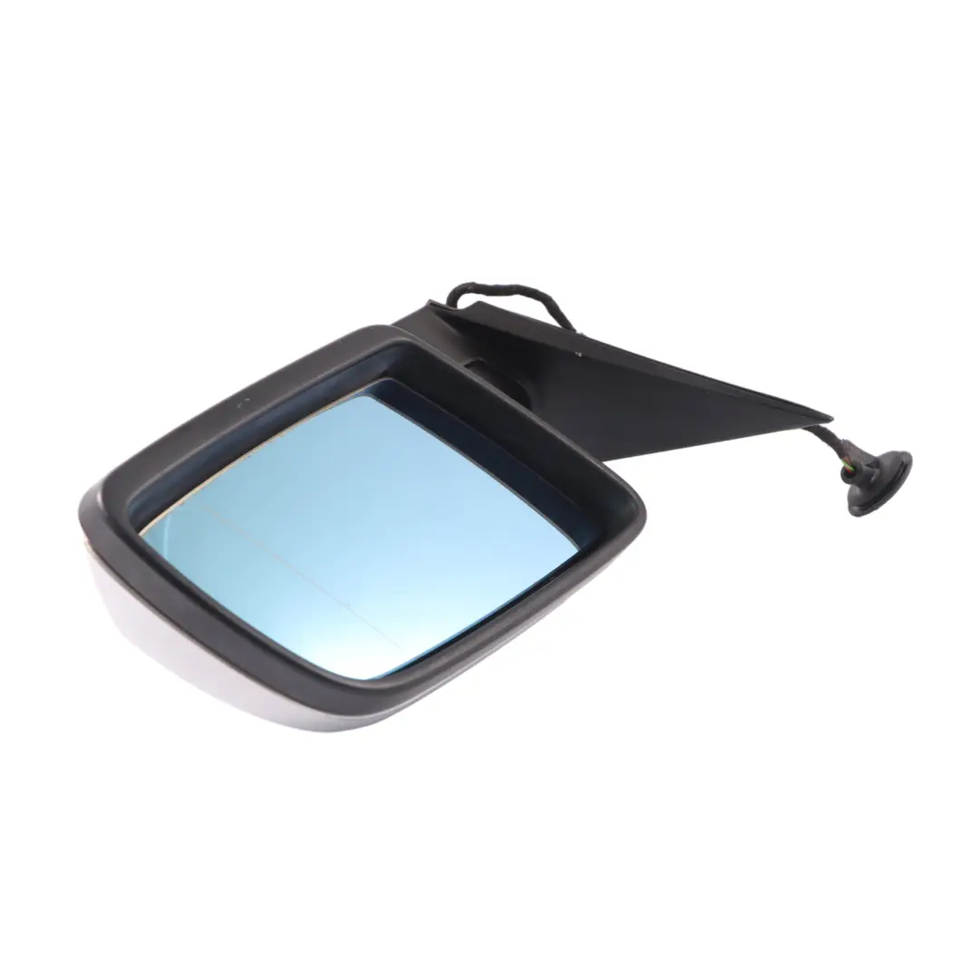 Heated Right Wing Mirror Memory O/S Titan Silver Metallic - 354 to BMW E60 E61 LCI with Part number 7189582 BMW E60 E61 LCI Heated Right Wing Mirror Memory O/S Titan Silver Metallic - 354 - SKU RHD-7189582-TS - Part number 7189582