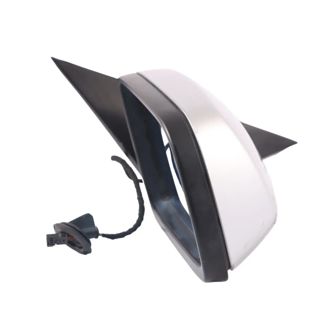 Heated Right Wing Mirror Memory O/S Titan Silver Metallic - 354 to BMW E60 E61 LCI with Part number 7189582 BMW E60 E61 LCI Heated Right Wing Mirror Memory O/S Titan Silver Metallic - 354 - SKU RHD-7189582-TS - Part number 7189582