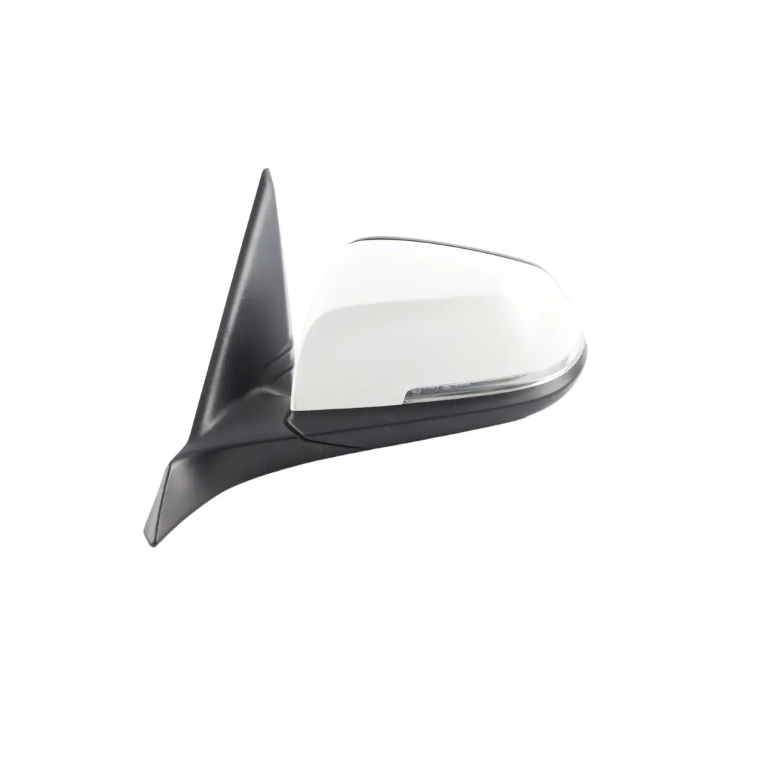 BMW F20 LCI Heated Wing Mirror Left N/S Alpinweiss Alpine White 300 - SKU RHD-7242703-AW2 - Part number 7242703