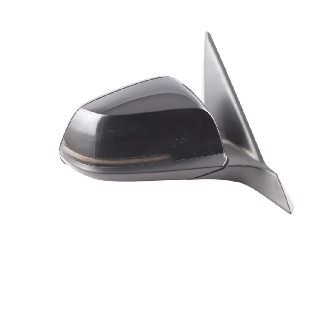 BMW F20 F20N LCI Heated Right Wing Mirror O/S Black Sapphire 475 - SKU rhd-7242704-BS - Part number 7242704