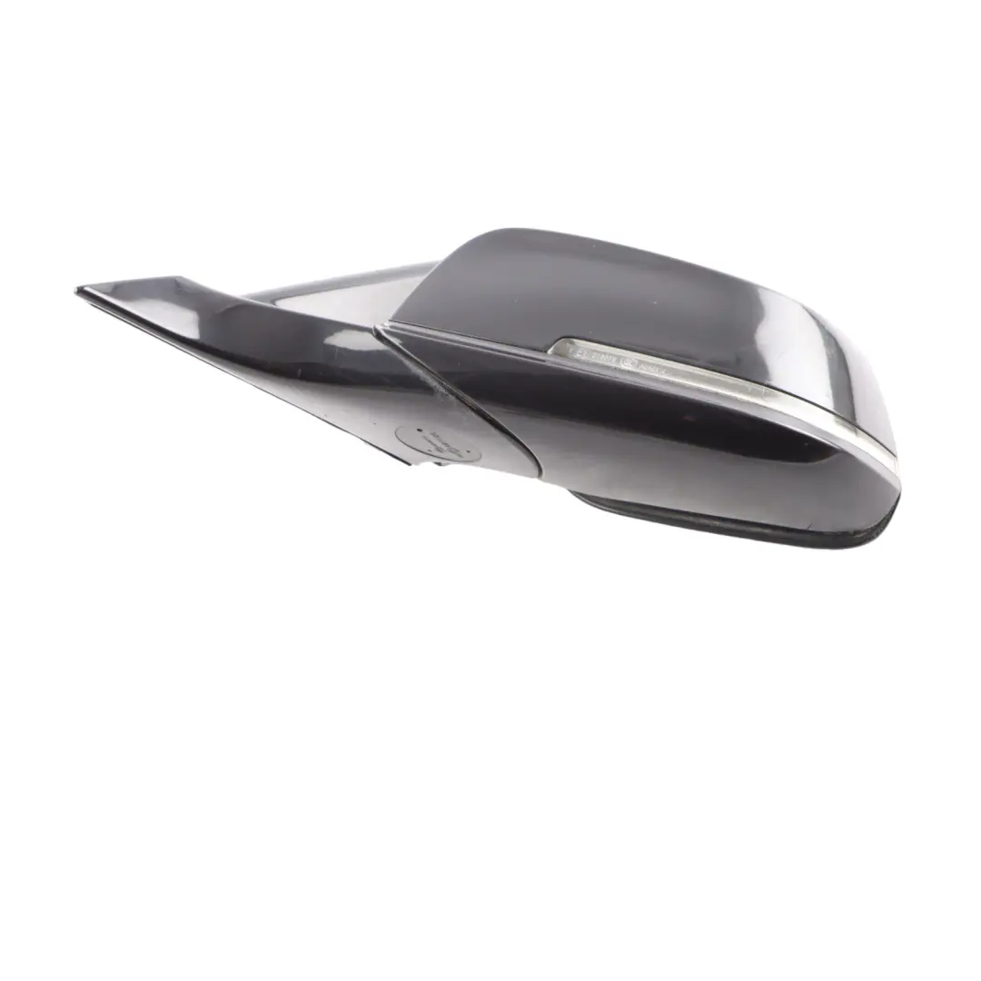 BMW F20 Wing Mirror Door Left Heated N/S High Gloss Black Sapphire Metallic 475 - SKU rhd-7242779-BS1 - Part number 7242779