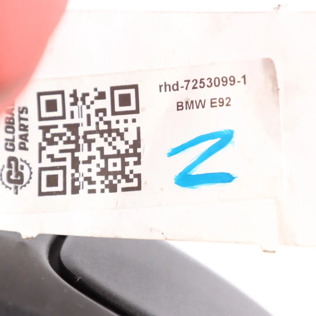  Front Seat BMW E92 LCI Coupe Sport Left N/S Red Leather Dakota Korall-Red - SKU RHD-7253099-1 - Part number 7253099