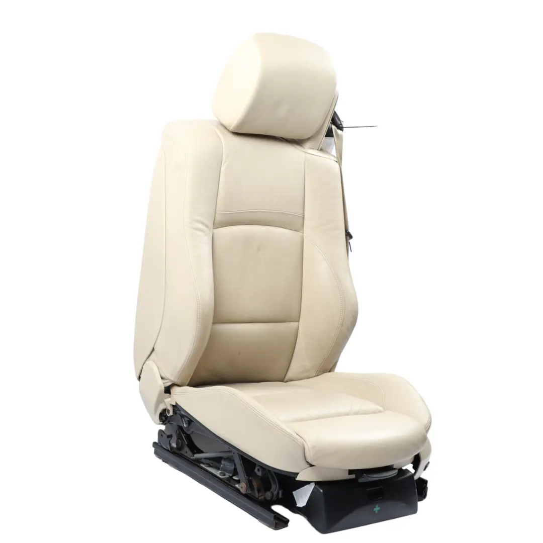 Front Seat BMW E93 Convertible Sport Cream Beige Leather Left N/S Memory Heated to with Part number 7253639 Front Seat BMW E93 Convertible Sport Cream Beige Leather Left N/S Memory Heated - SKU rhd-7253639-1 - Part number 7253639