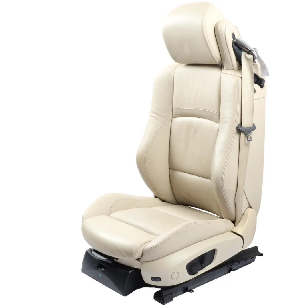  Front Seat BMW E93 Convertible Sport Cream Beige Leather Left N/S Memory Heated - SKU rhd-7253639-1 - Part number 7253639