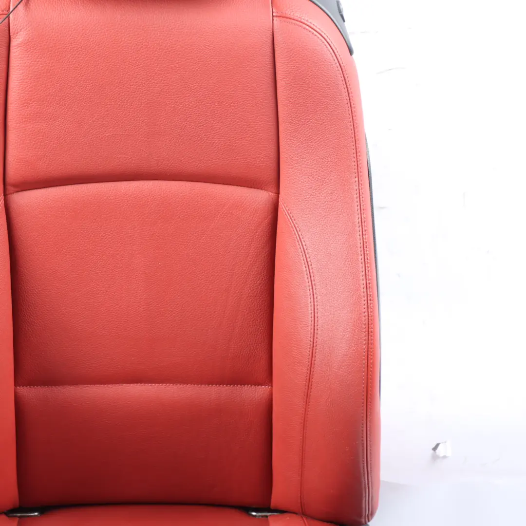  Front Seat BMW E82 Left N/S Heated Memory M Sport Red Leather Boston Korall Red - SKU RHD-7257465-2 - Part number 7257465
