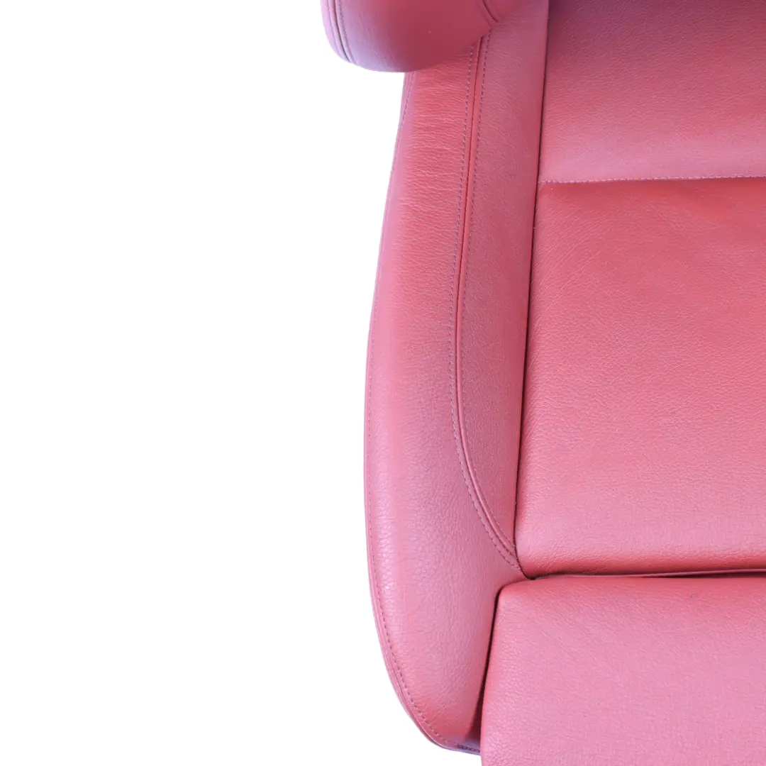  Front Seat BMW E82 Left N/S Heated Memory M Sport Red Leather Boston Korall Red - SKU RHD-7257465-2 - Part number 7257465