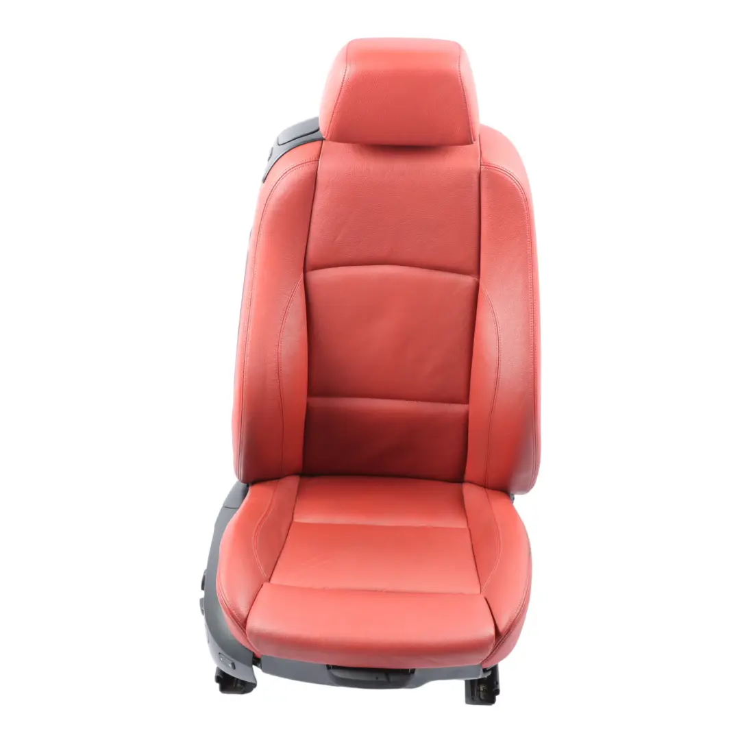 Front Seat BMW E82 Right O/S Heated Memory M Sport Leather Boston Korall Red to with Part number 7257466 Front Seat BMW E82 Right O/S Heated Memory M Sport Leather Boston Korall Red - SKU RHD-7257466-2 - Part number 7257466