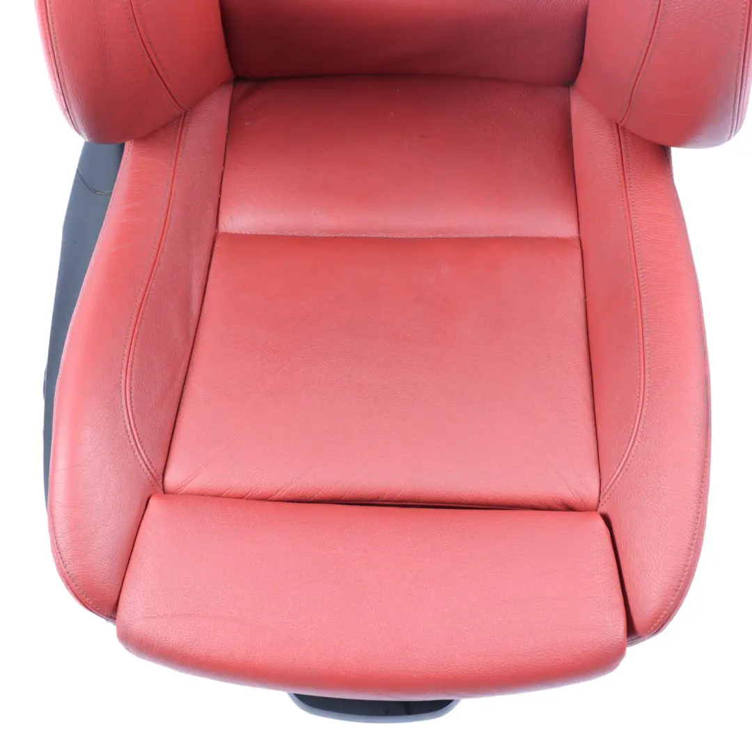 Front Seat BMW E82 Right O/S Heated Memory M Sport Leather Boston Korall Red to with Part number 7257466 Front Seat BMW E82 Right O/S Heated Memory M Sport Leather Boston Korall Red - SKU RHD-7257466-2 - Part number 7257466
