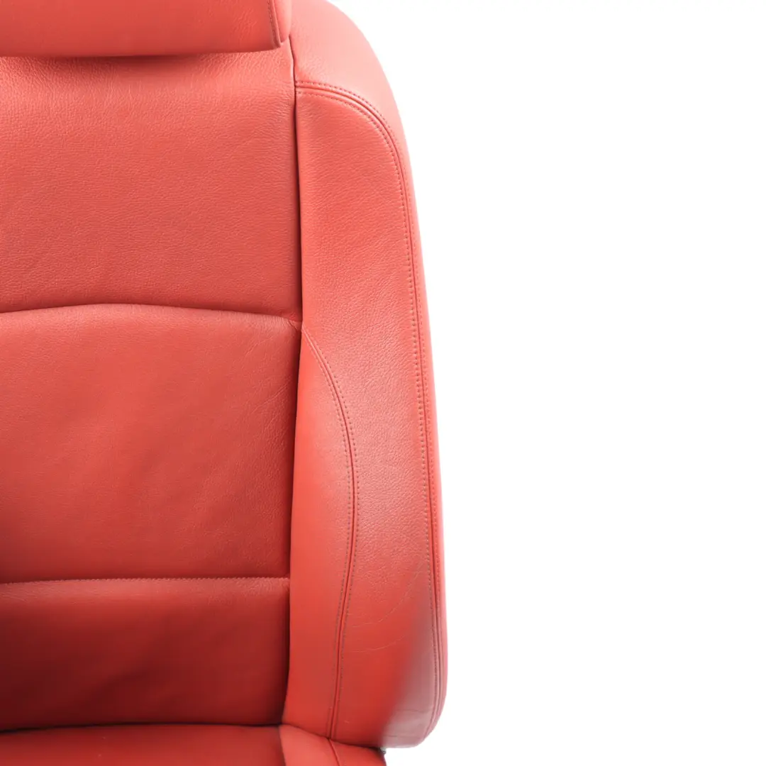 Front Seat BMW E82 Right O/S Heated Memory M Sport Leather Boston Korall Red  - SKU RHD-7257466-2 - Part number 7257466
