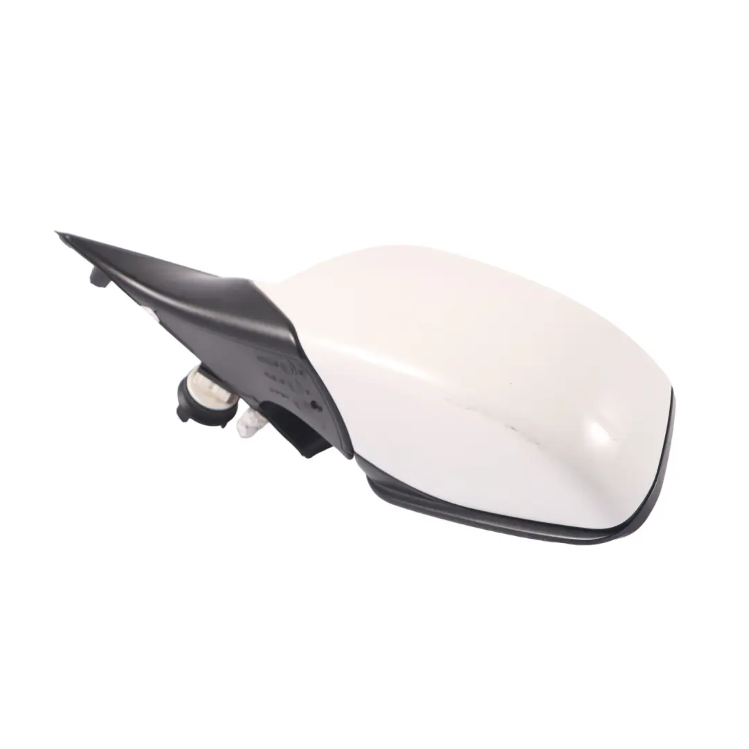 BMW F10 F11 Door Wing Mirror Heated Left N/S Alpin White 3 - 300 - SKU RHD-7268237-AW - Part number 7268237