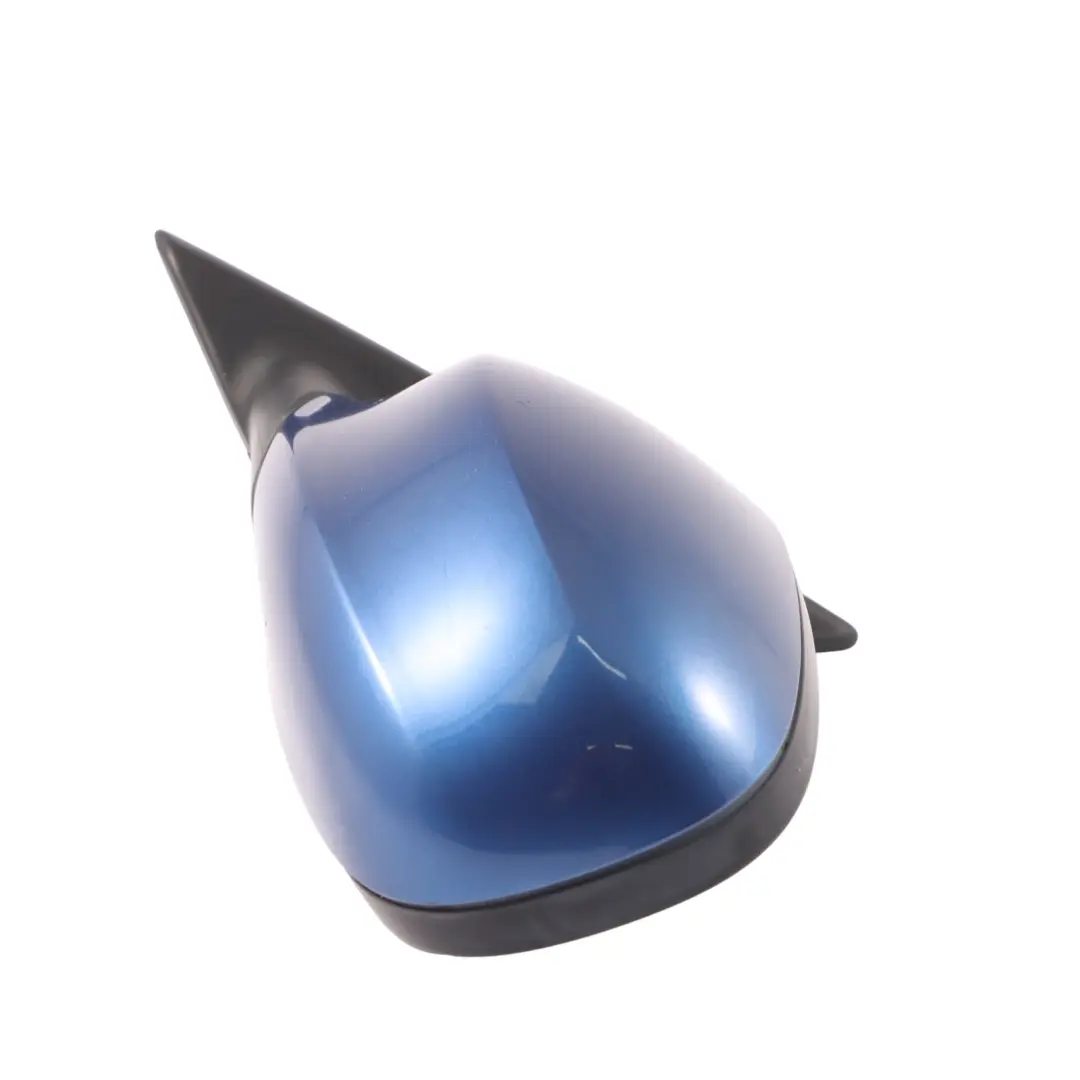 BMW E90 E91 LCI Heated Left Wing Mirror N/S Montegoblau Blue A51 - SKU rhd-7268263-MTB3 - Part number 7268263