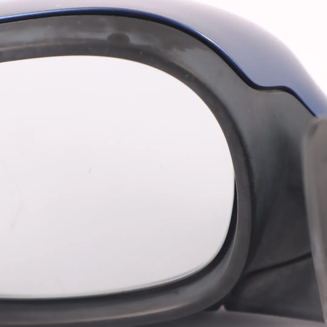 BMW E90 E91 LCI Heated Left Wing Mirror N/S Montegoblau Blue A51 - SKU rhd-7268263-MTB3 - Part number 7268263