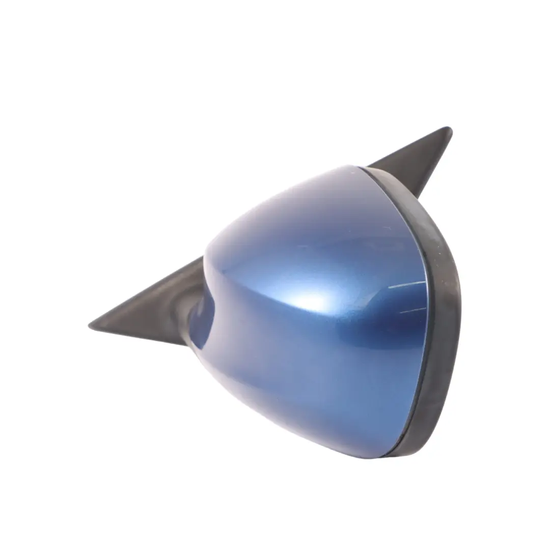 BMW E90 E91 LCI Heated Left Wing Mirror N/S Montegoblau Blue A51 - SKU rhd-7268263-MTB3 - Part number 7268263