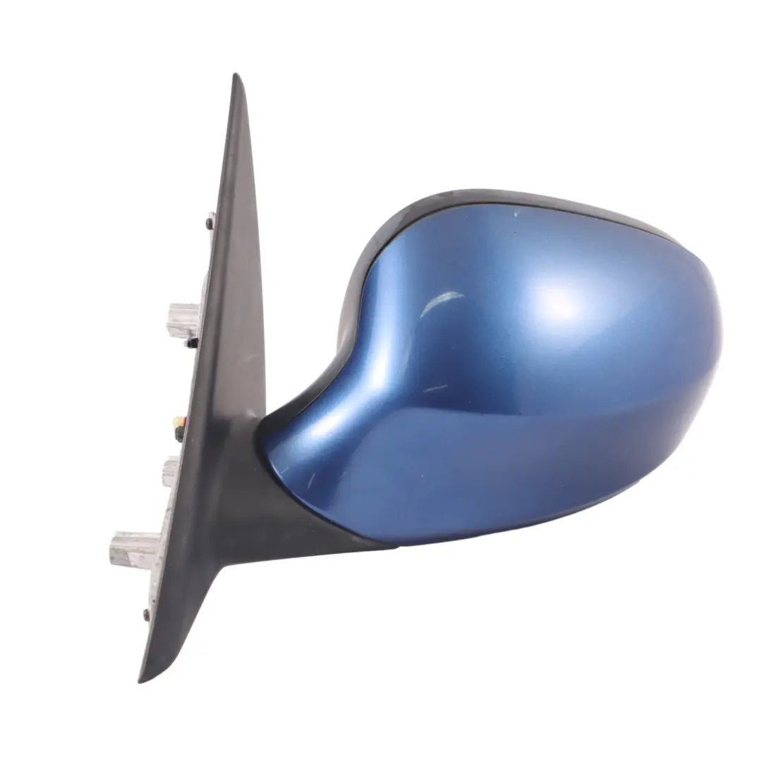 BMW E90 E91 LCI Heated Left Wing Mirror N/S Montegoblau Blue A51 - SKU rhd-7268263-MTB3 - Part number 7268263