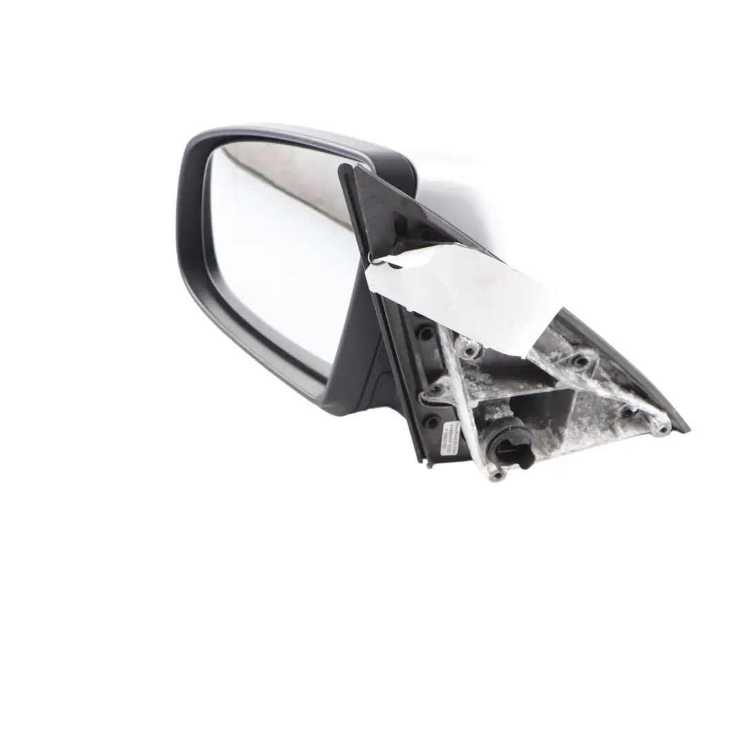 BMW X5 E70 Outside Left Wing Mirror Memory N/S Titansilber Silver 354 - SKU RHD-7282733-TS - Part number 7282733