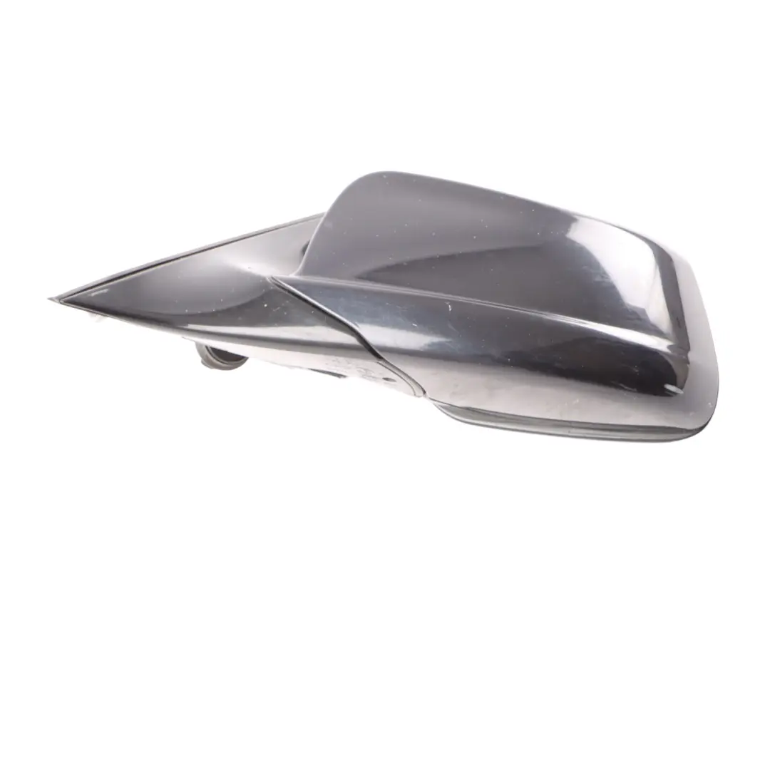 BMW 5 F10 F11 High Gloss Auto Dip Left Wing Mirror N/S Carbonschwarz Black 416 - SKU rhd-7283625-CAR - Part number 7283625