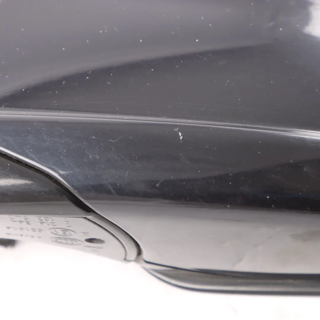 BMW 5 F10 F11 High Gloss Auto Dip Left Wing Mirror N/S Carbonschwarz Black 416 - SKU rhd-7283625-CAR - Part number 7283625