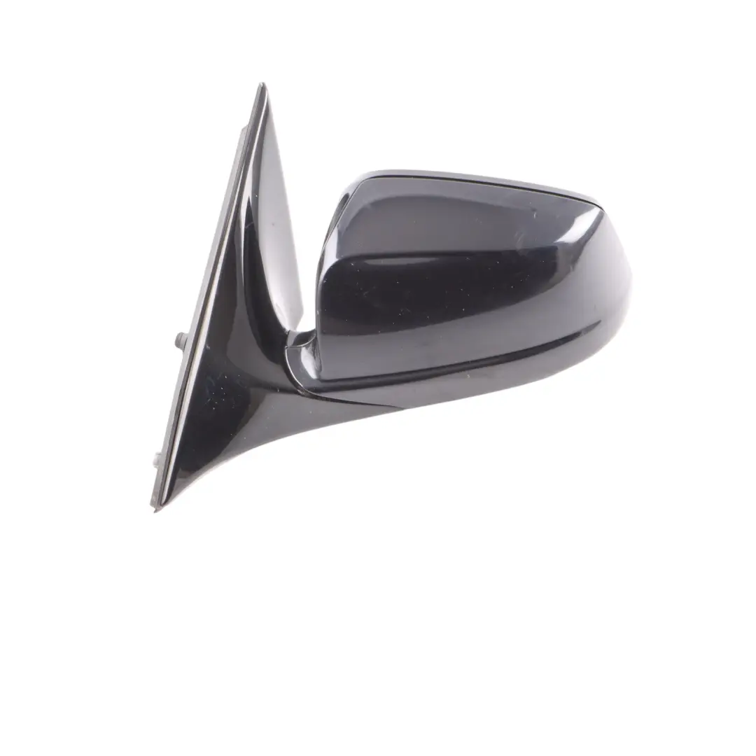 BMW 5 F10 F11 High Gloss Auto Dip Left Wing Mirror N/S Carbonschwarz Black 416 - SKU rhd-7283625-CAR - Part number 7283625