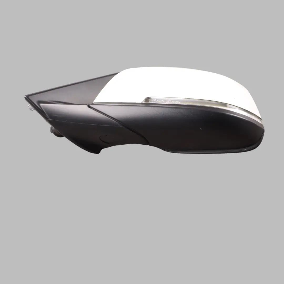 BMW X1 E84 Heated Left Wing Mirror N/S Door Alpine White Metallic 3 - 300 - SKU RHD-7307157-AW - Part number 7307157