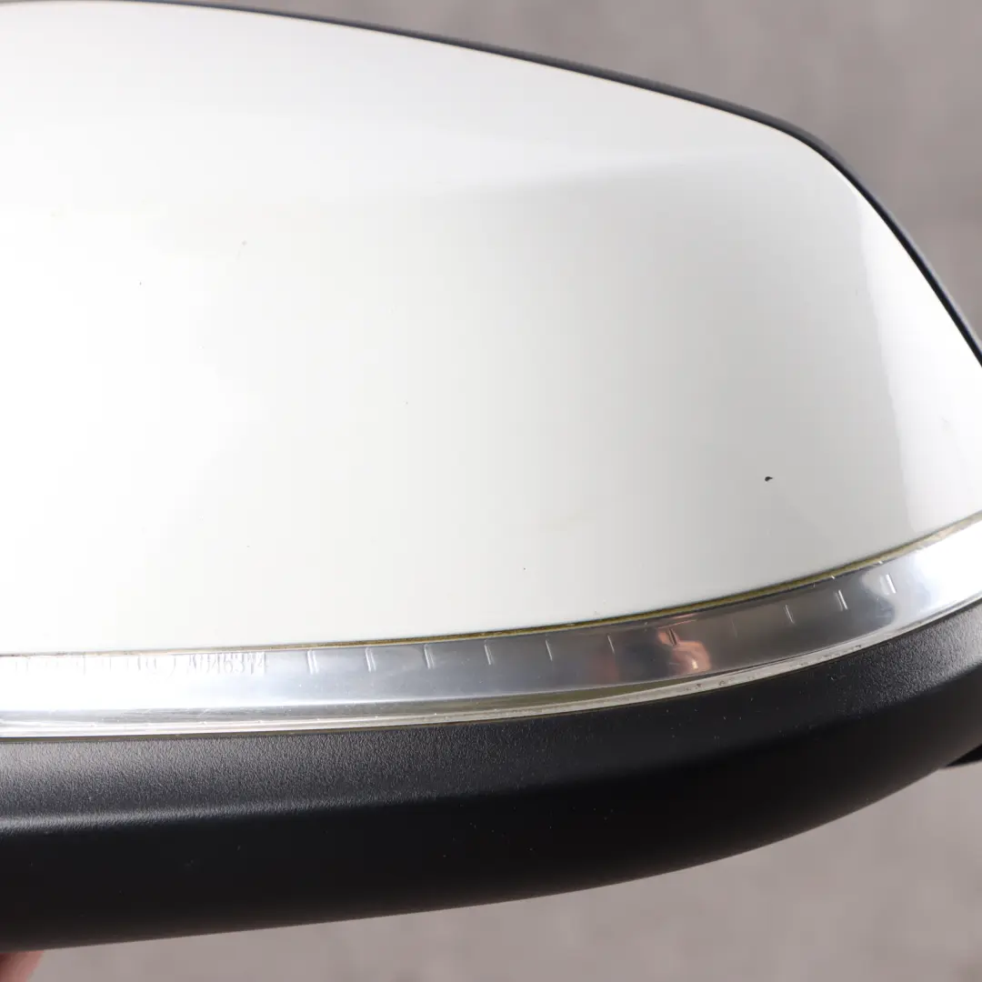 BMW X1 E84 Heated Left Wing Mirror N/S Door Alpine White Metallic 3 - 300 - SKU RHD-7307157-AW - Part number 7307157