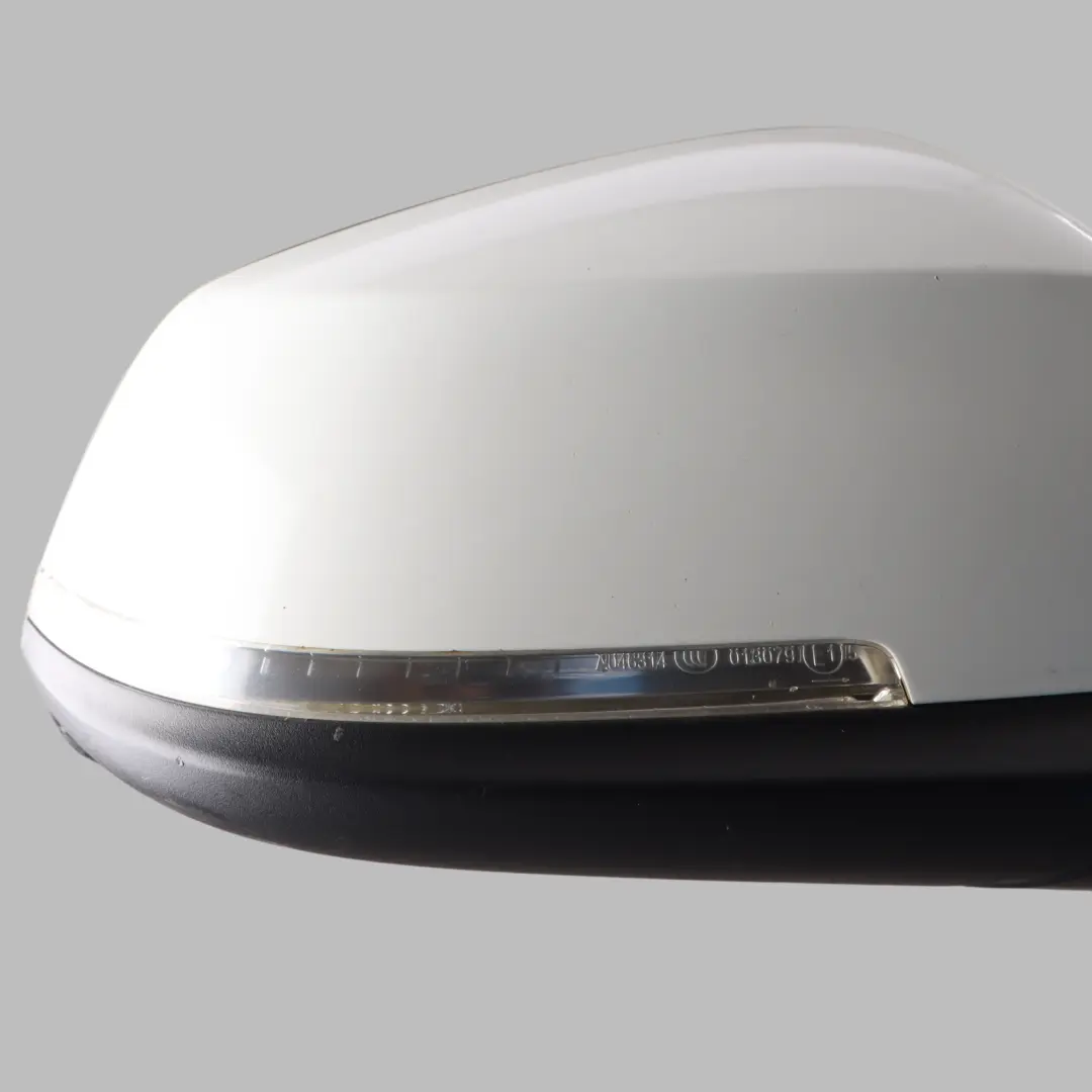 BMW X1 E84 Heated Right Wing Mirror O/S Door Alpinweiss Alpine White - 300 - SKU RHD-7307158-AW - Part number 7307158