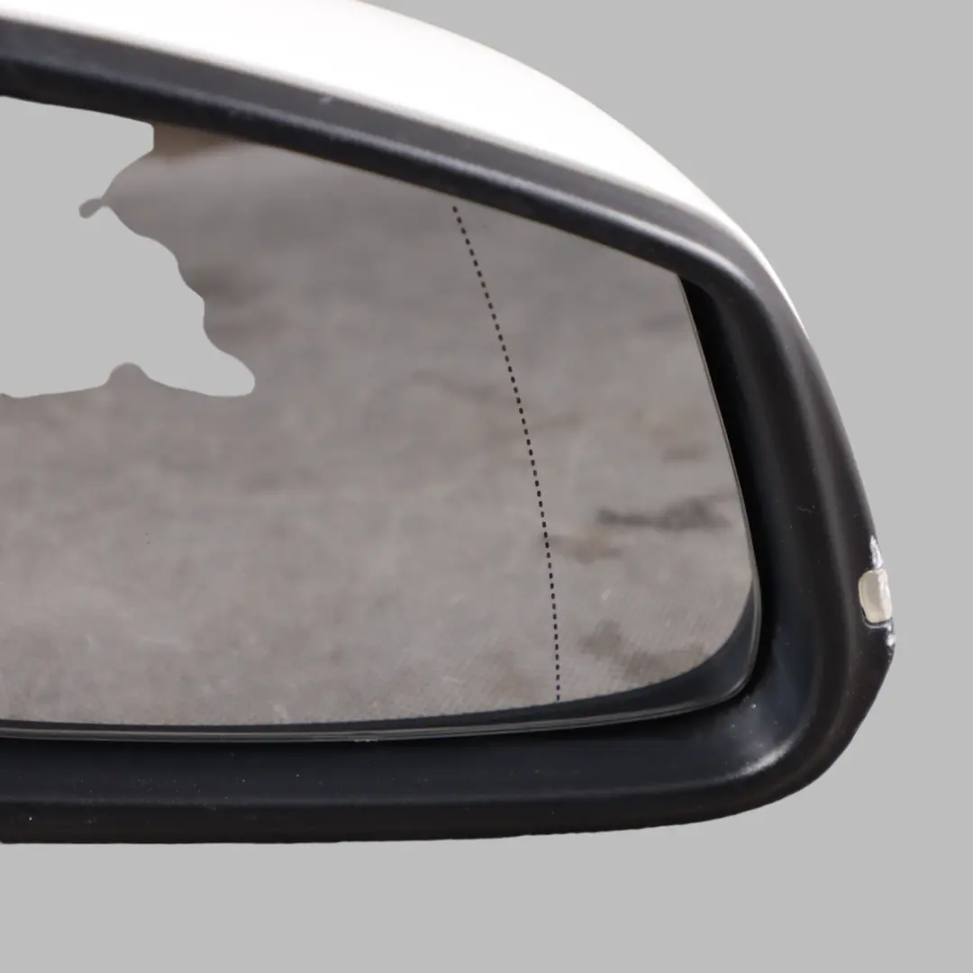 BMW X1 E84 Heated Right Wing Mirror O/S Door Alpinweiss Alpine White - 300 - SKU RHD-7307158-AW - Part number 7307158