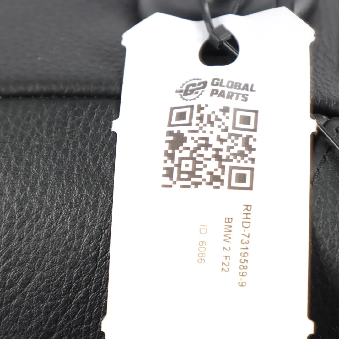 Front Seat BMW F22 Coupe Left N/S Sport Heated Leather Dakota Black LCSW Memory to with Part number RHD-7319589 Front Seat BMW F22 Coupe Left N/S Sport Heated Leather Dakota Black LCSW Memory - SKU RHD-7319589-9 - Part number RHD-7319589