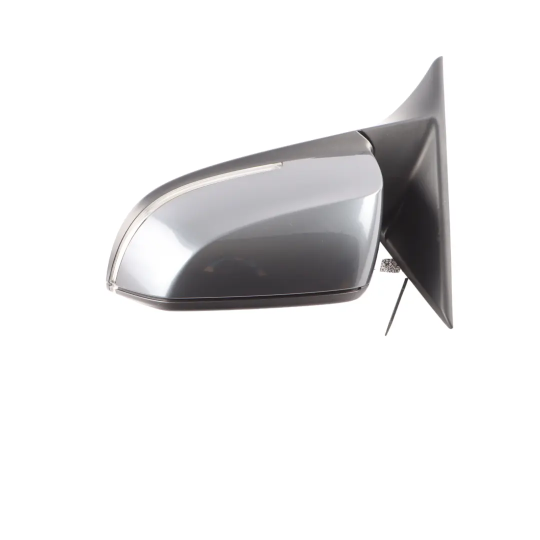 BMW 3 Series F30 F31 Heated Left Wing Mirror N/S Mineral Grau Metallic B39 - SKU rhd-7345655-MG - Part number 7345655