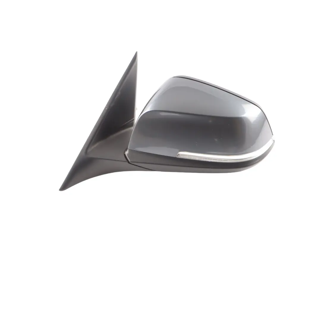 BMW 3 Series F30 F31 Heated Left Wing Mirror N/S Mineral Grau Metallic B39 - SKU rhd-7345655-MG - Part number 7345655
