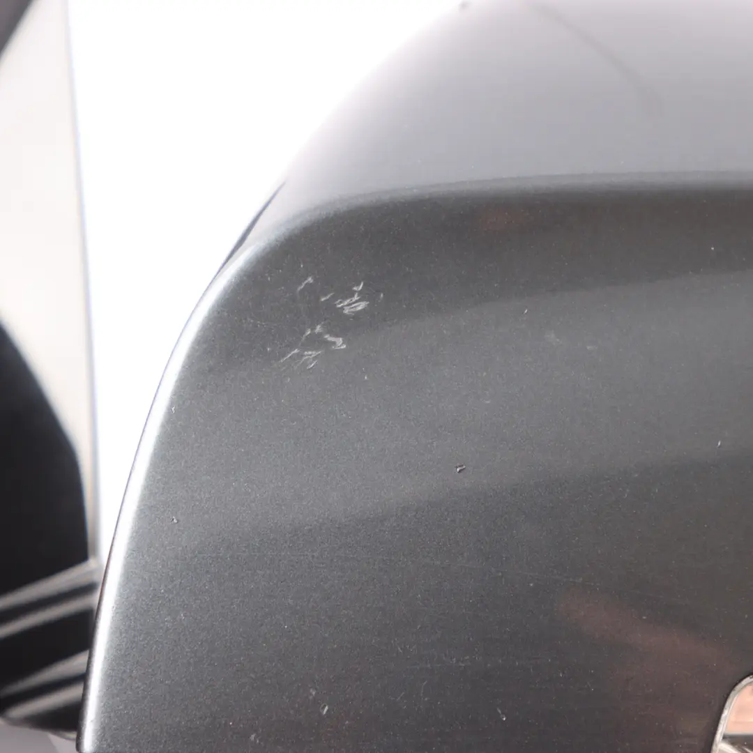 BMW F30 F31 High Gloss Heated Left Wing Mirror N/S Mineralgrau Grey B39 - SKU RHD-7345659-MG - Part number 7345659
