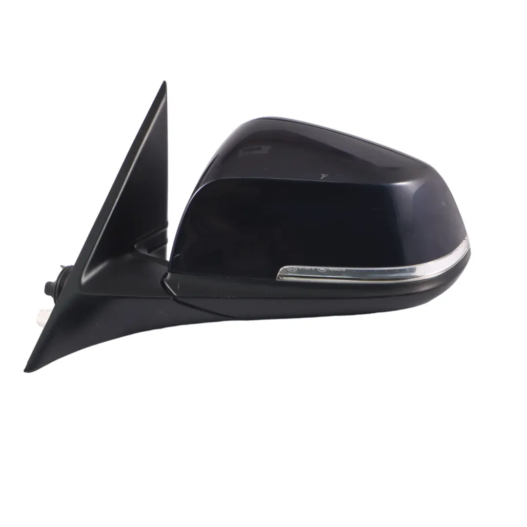  Wing Mirror BMW F30 F31 Heated Lane Warning Assist Left N/S Imperial Blue - A89 - SKU RHD-7345683-IBB - Part number 7345683