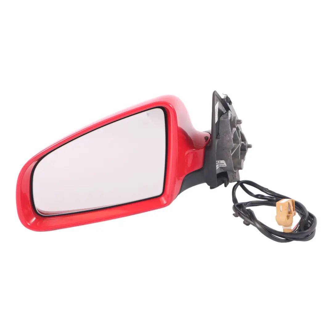 Audi A4 B7 Door Wing Mirror Left N/S Outside Brilliant Red - Y3J 8E2858531AA - SKU RHD-8E0857507B-BRR - Part number 8E0857507B