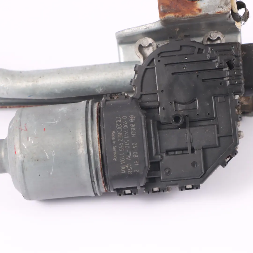 Windscreen Wiper Motor Linkage Mechanism Assembly 8E2955119A to Audi A4 B7 with Part number 8E2955634 Audi A4 B7 Windscreen Wiper Motor Linkage Mechanism Assembly 8E2955119A - SKU RHD-8E2955634 - Part number 8E2955634